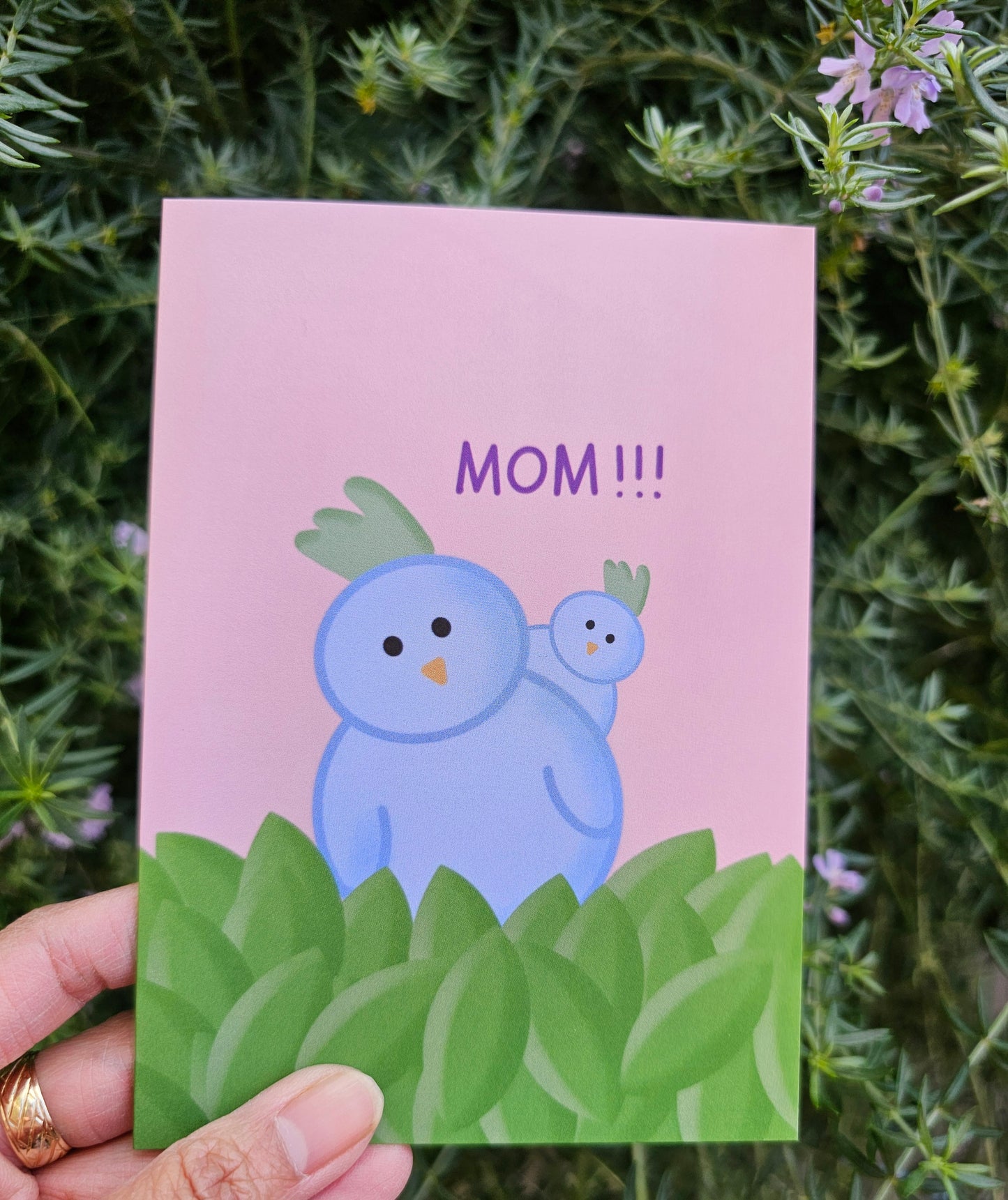 Mum card featuring Cici and Fifi