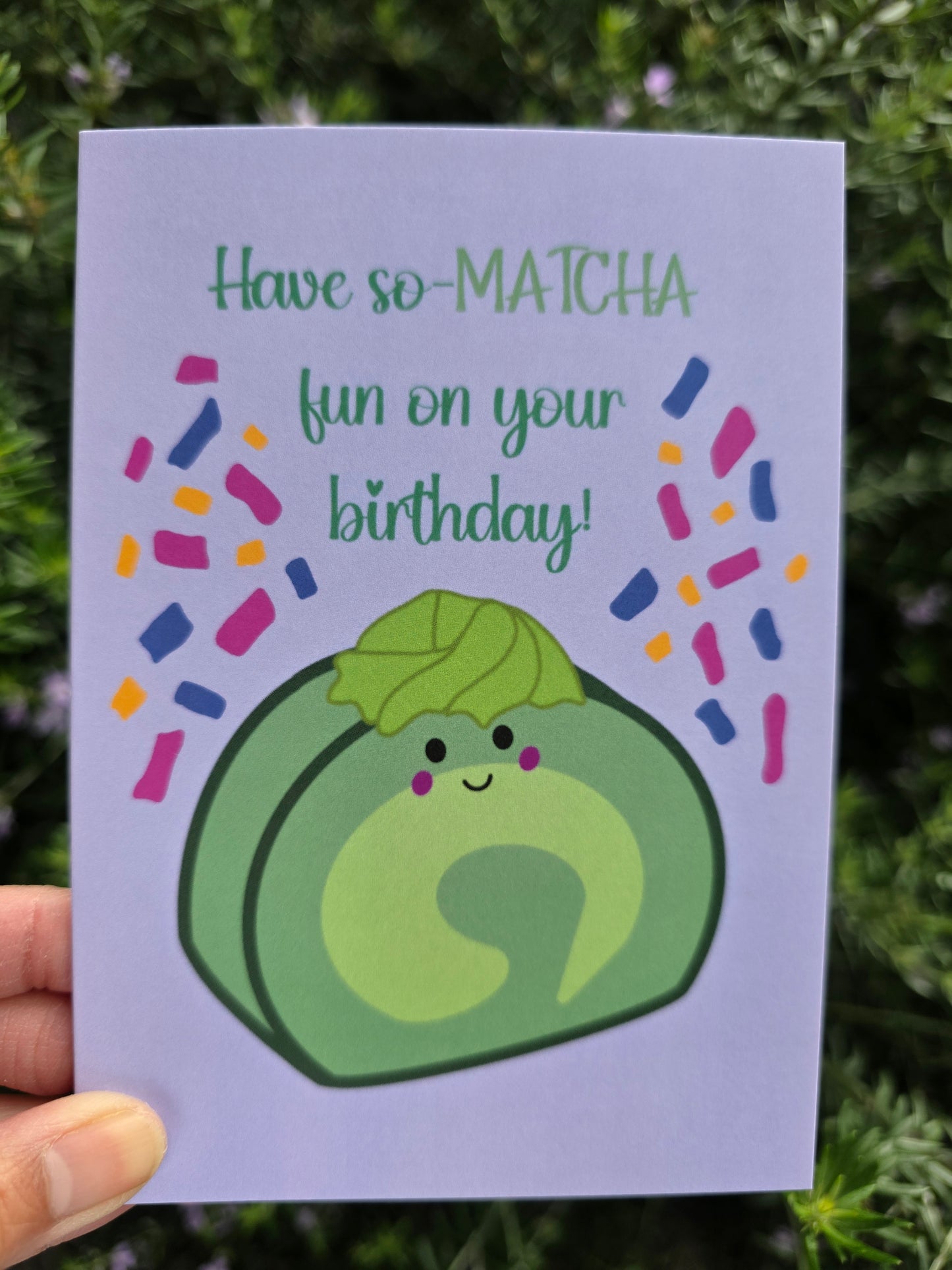 Matcha Birthday card