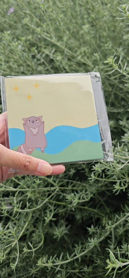Reach the stars sticky notes