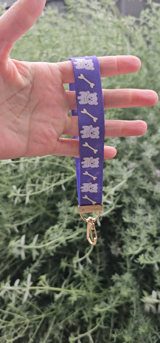 Doggo Wrist lanyard (purple)