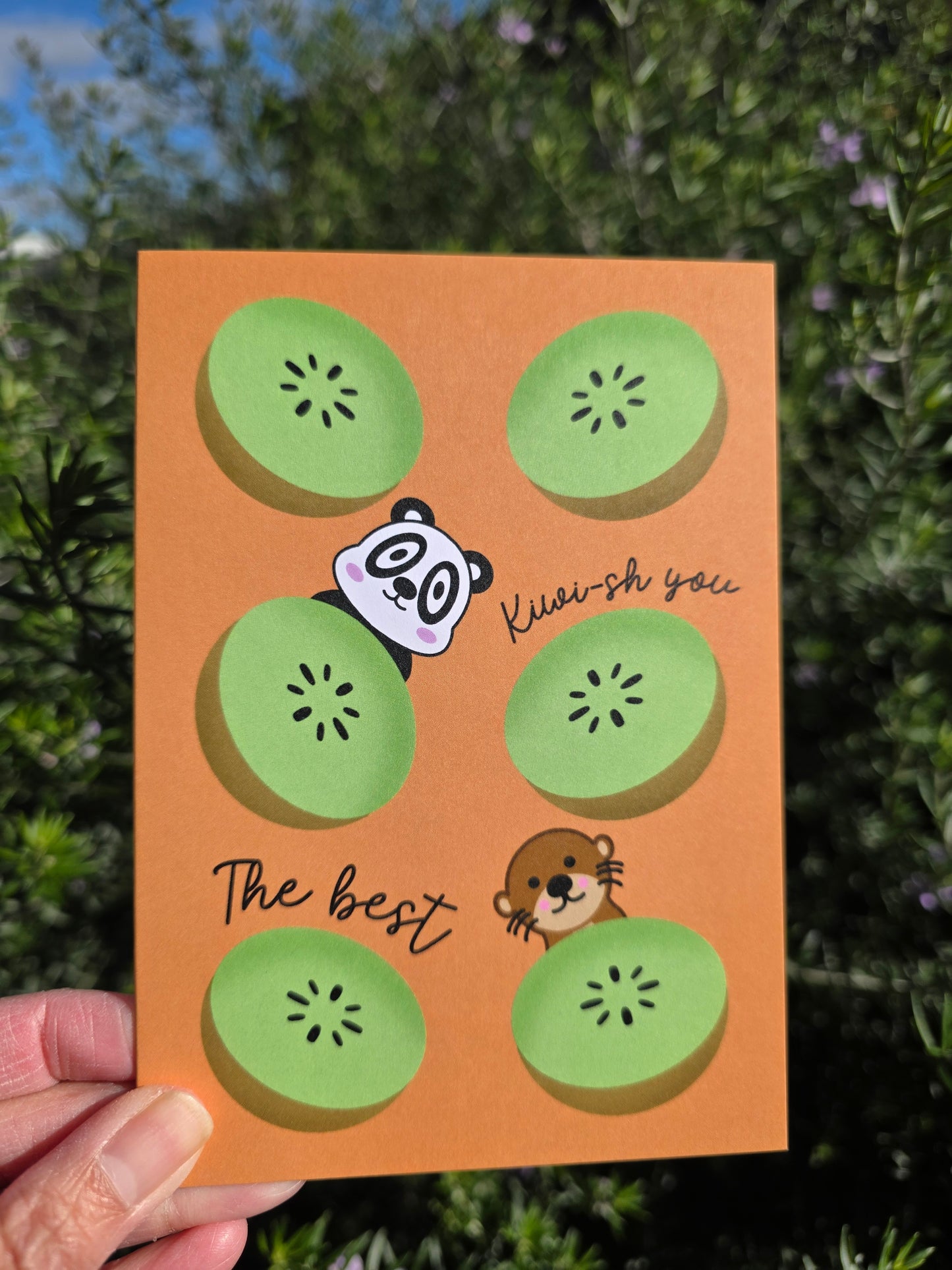 Kiwi greeting card