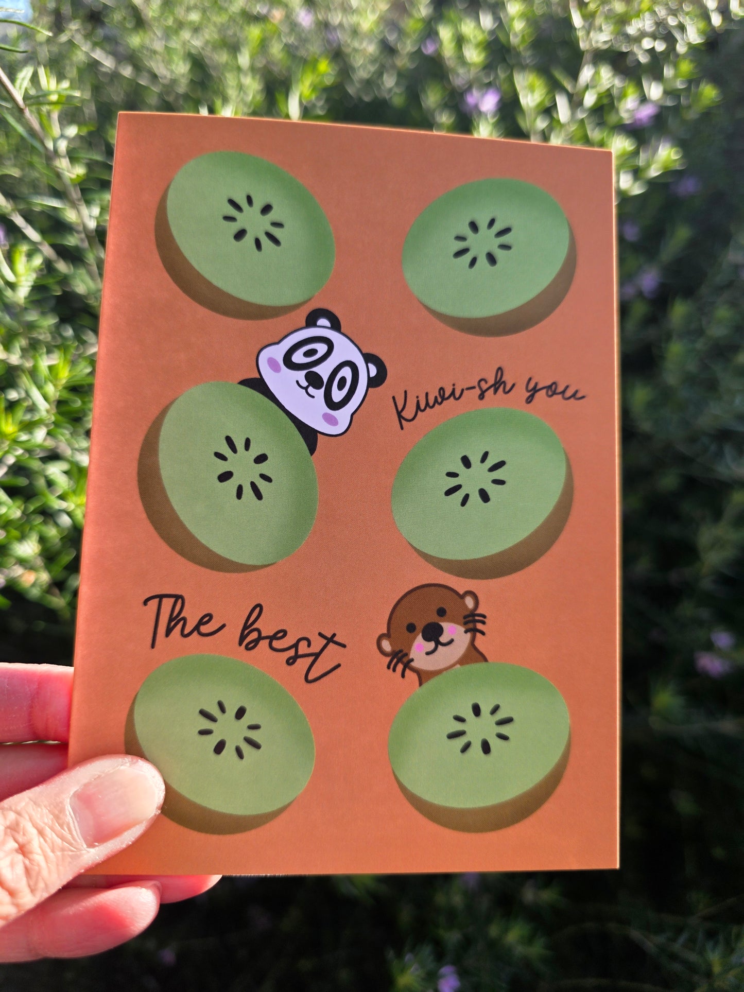 Kiwi greeting card