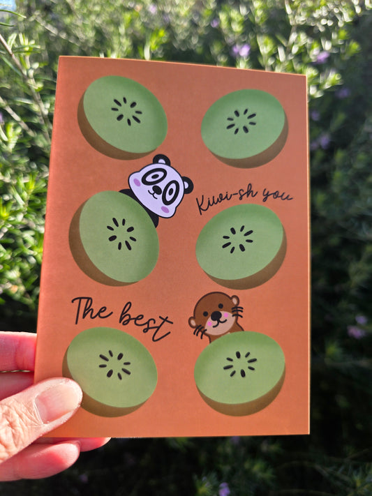 Kiwi greeting card