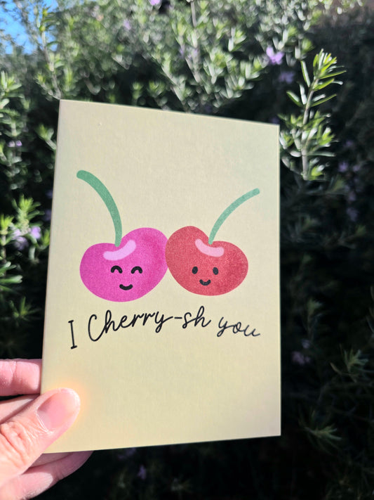 I Cherryish card