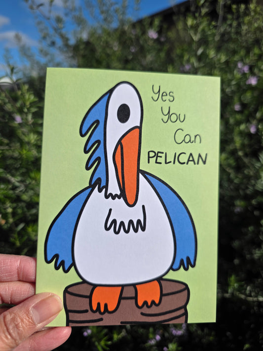 Yes you can pelican card
