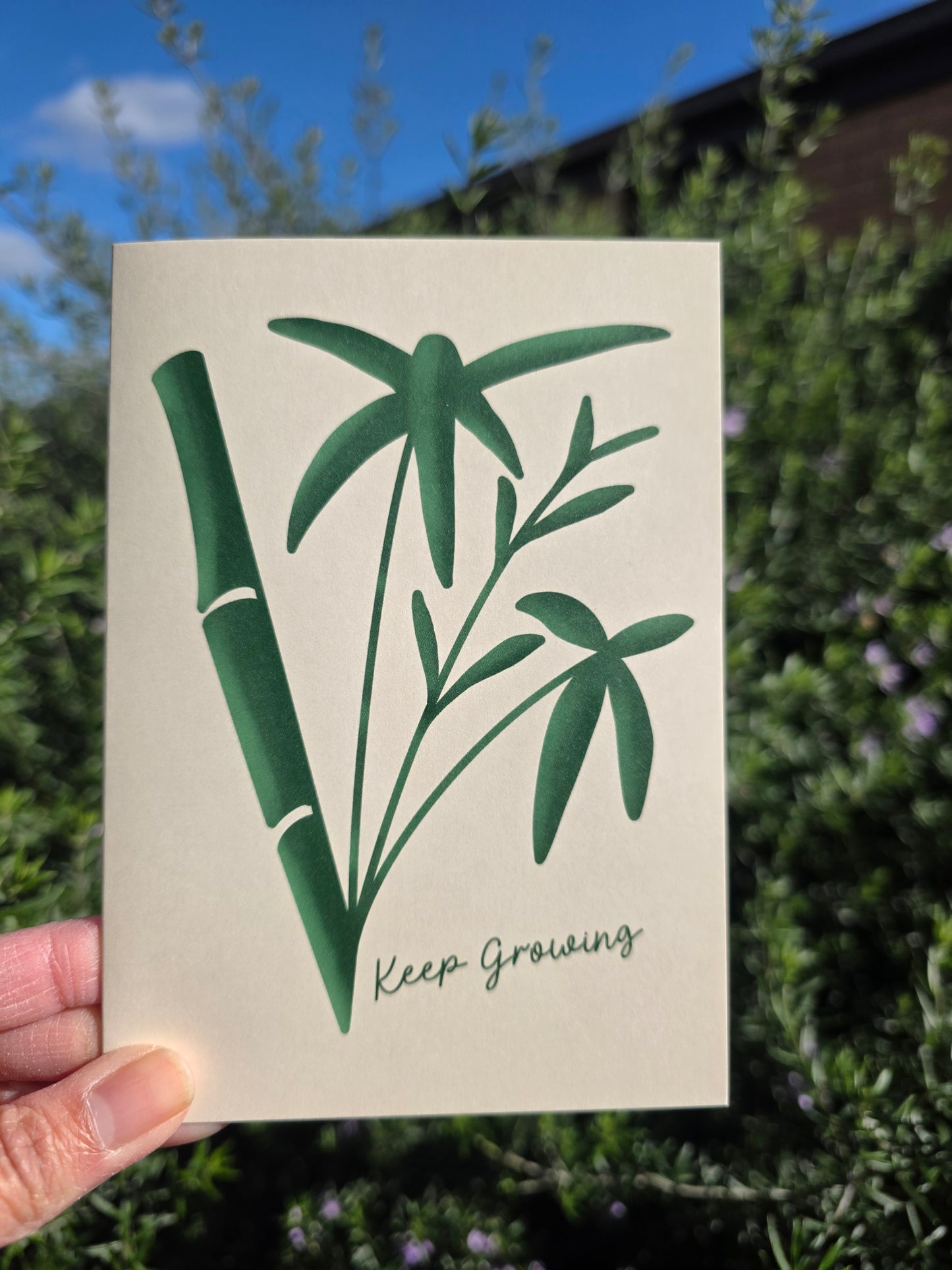 Keep growing card