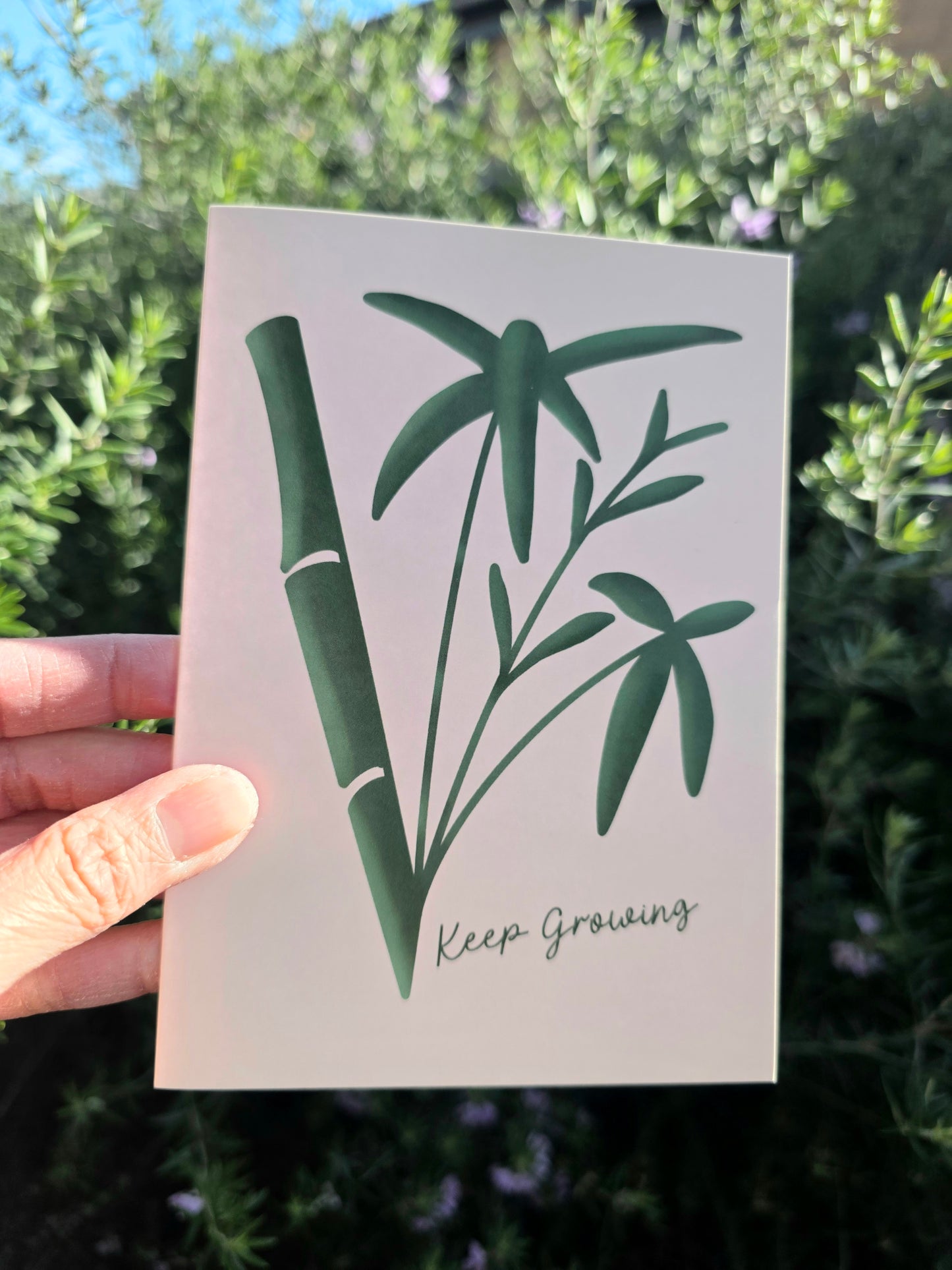 Keep growing card