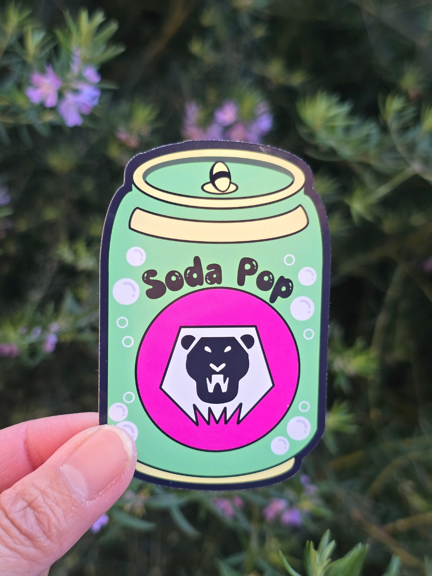 Soda Pop vinyl sticker