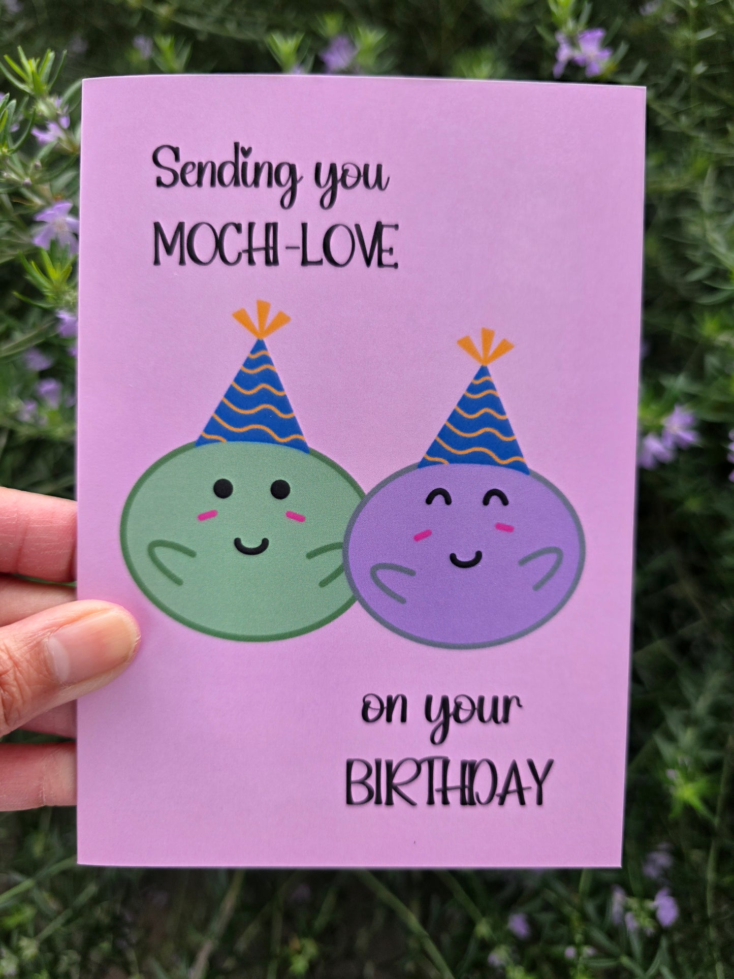 Mochi birthday card