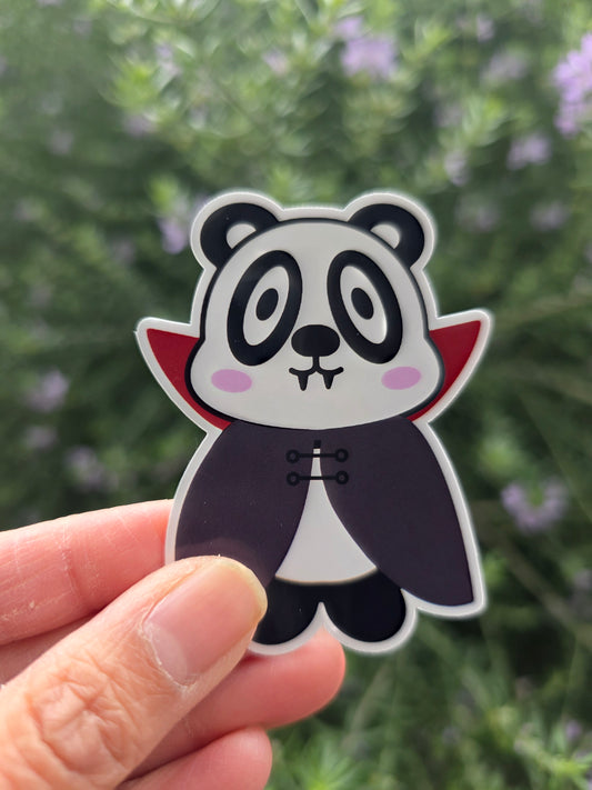 Panda Coco Dracula vinyl sticker