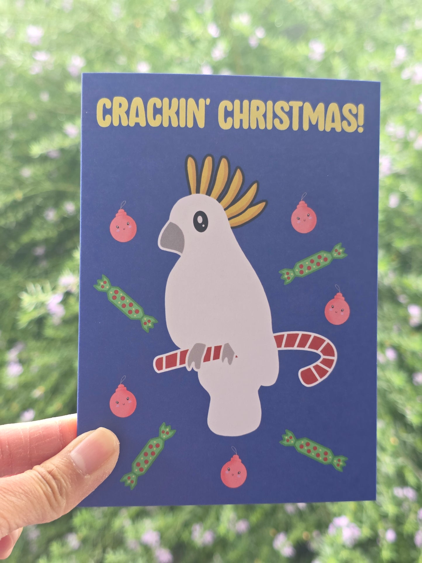 Crackin Christmas card