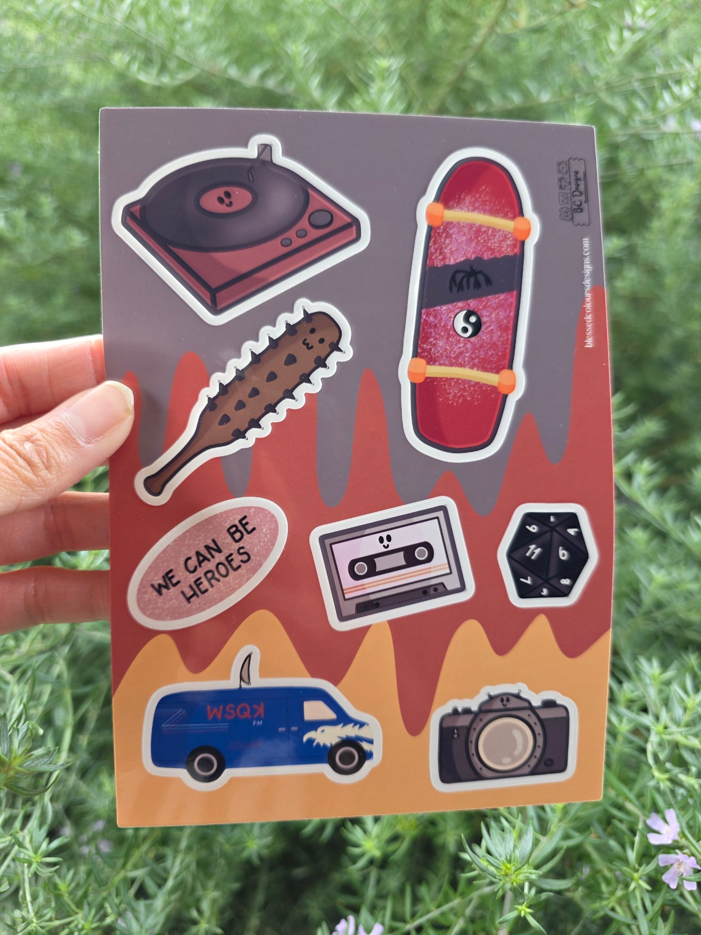 SThings Vinyl sticker sheet two