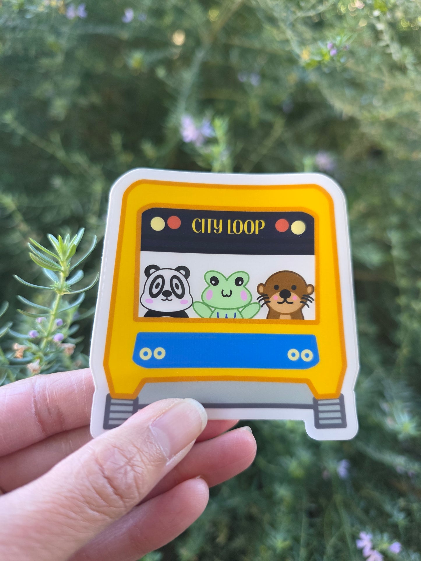 Melbourne Train Waterproof sticker