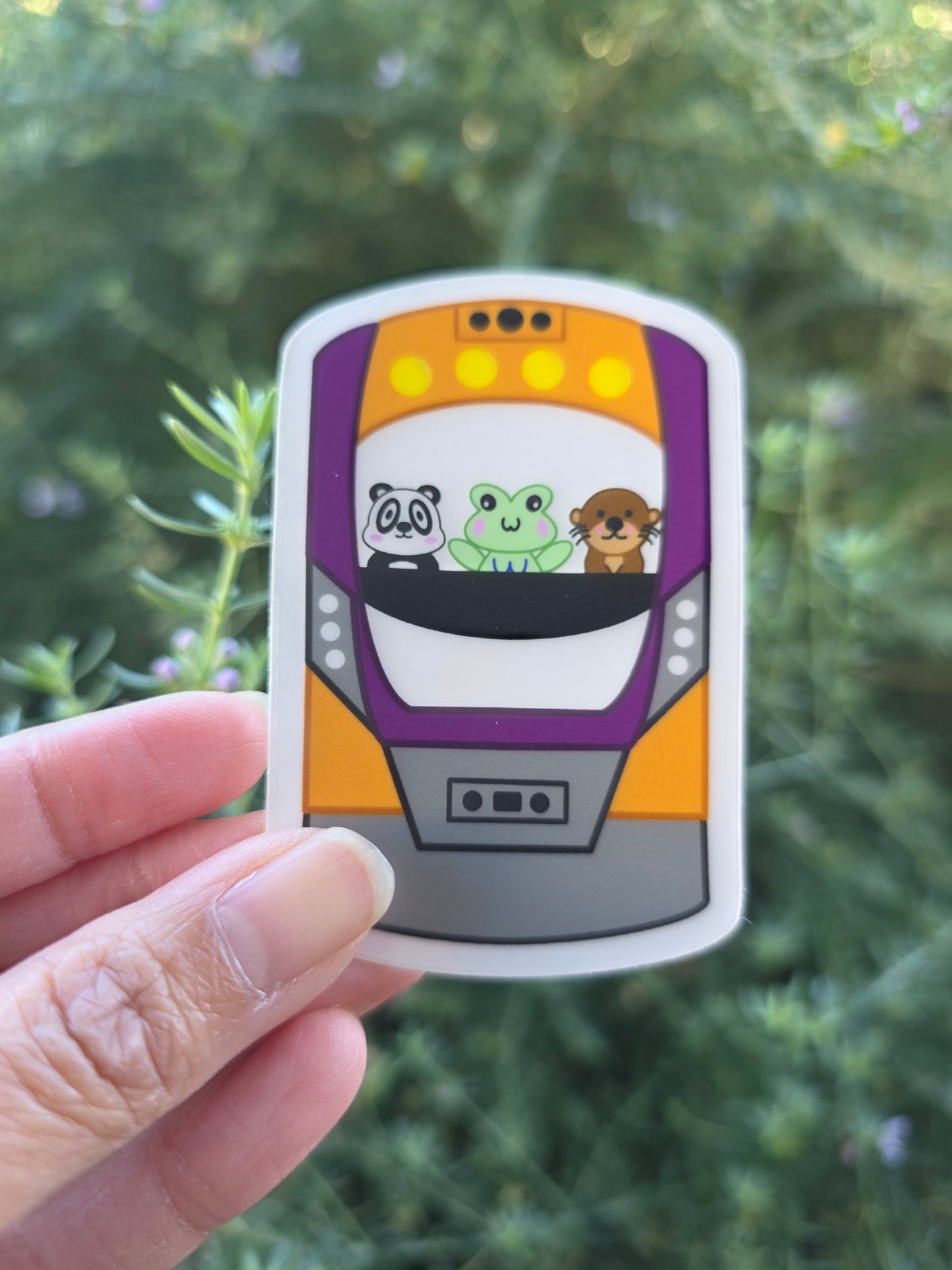 Vline train waterproof sticker