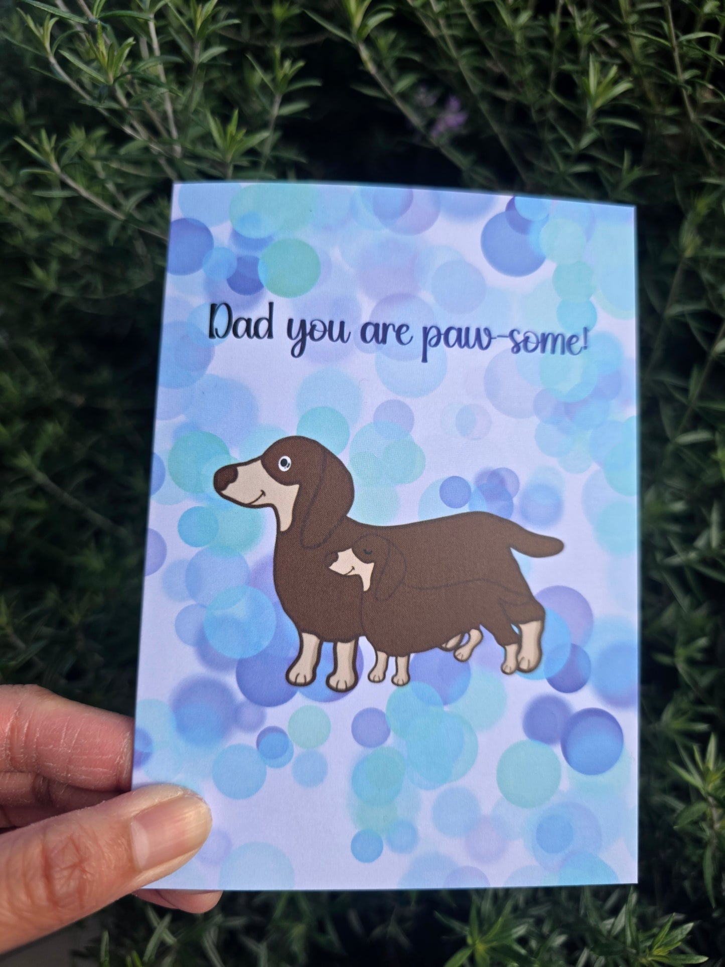 Dad you are paw-some card