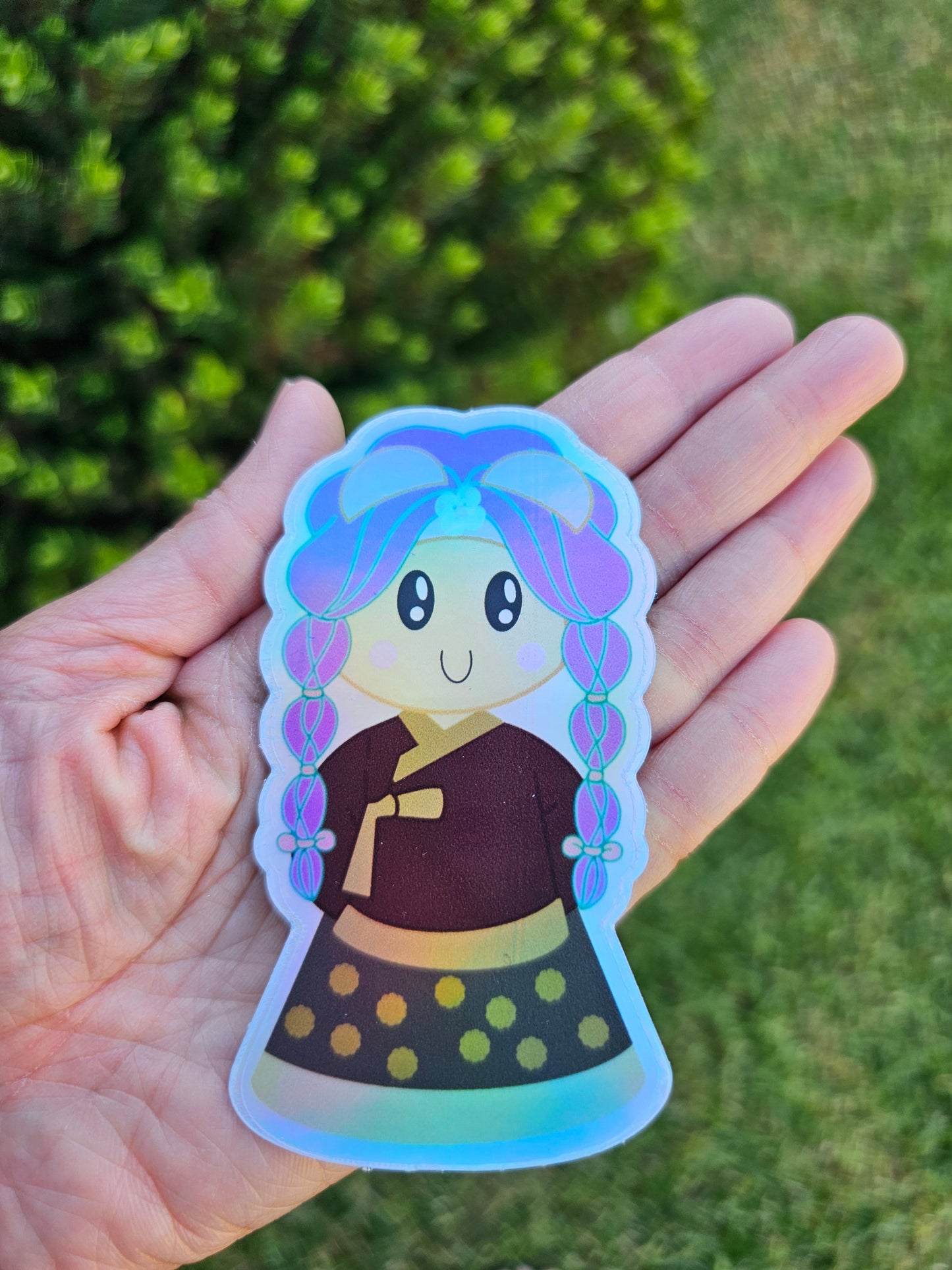 Purple Hanbok Momofoco holographic