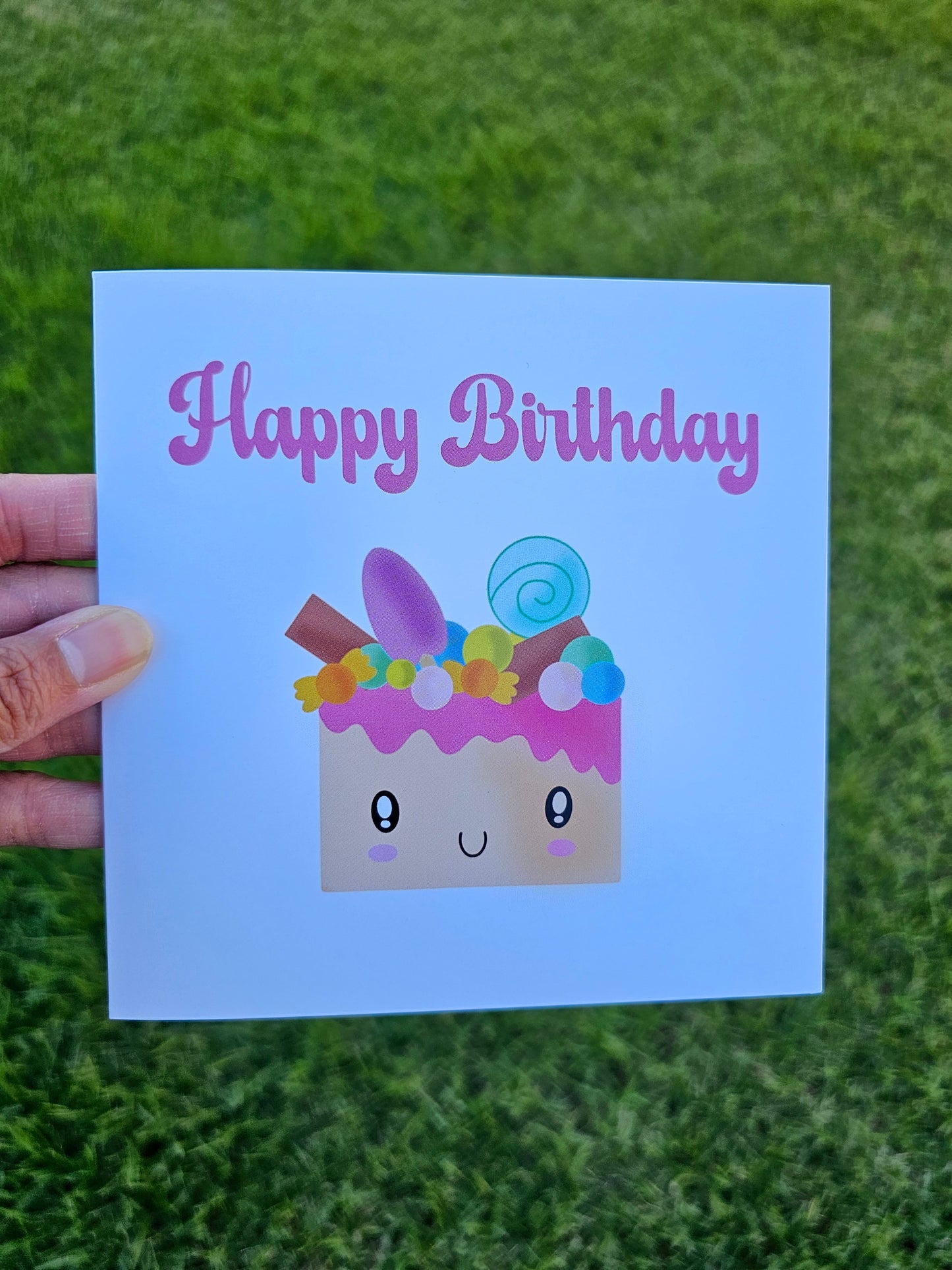 Birthday cake card