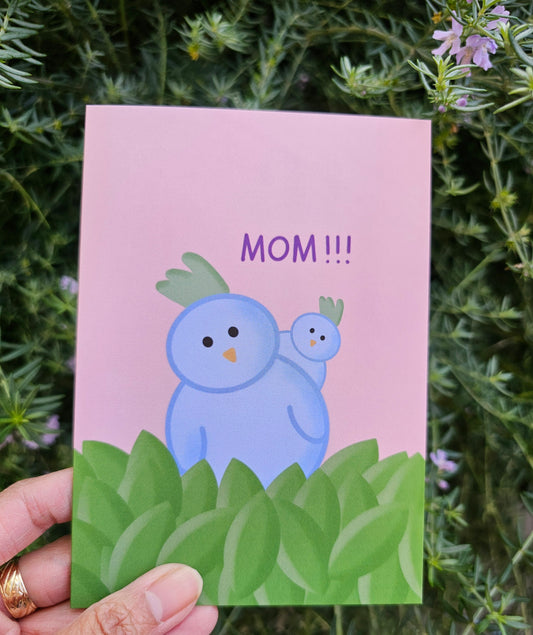 Mum card featuring Cici and Fifi