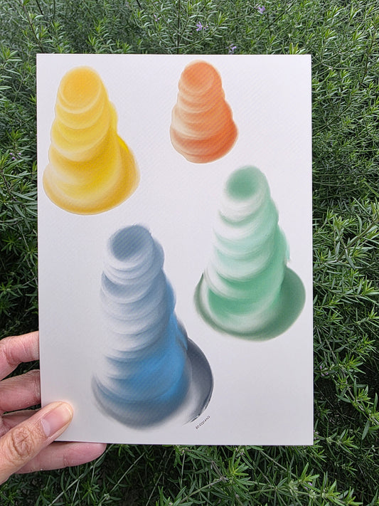 Four Tagines Art print