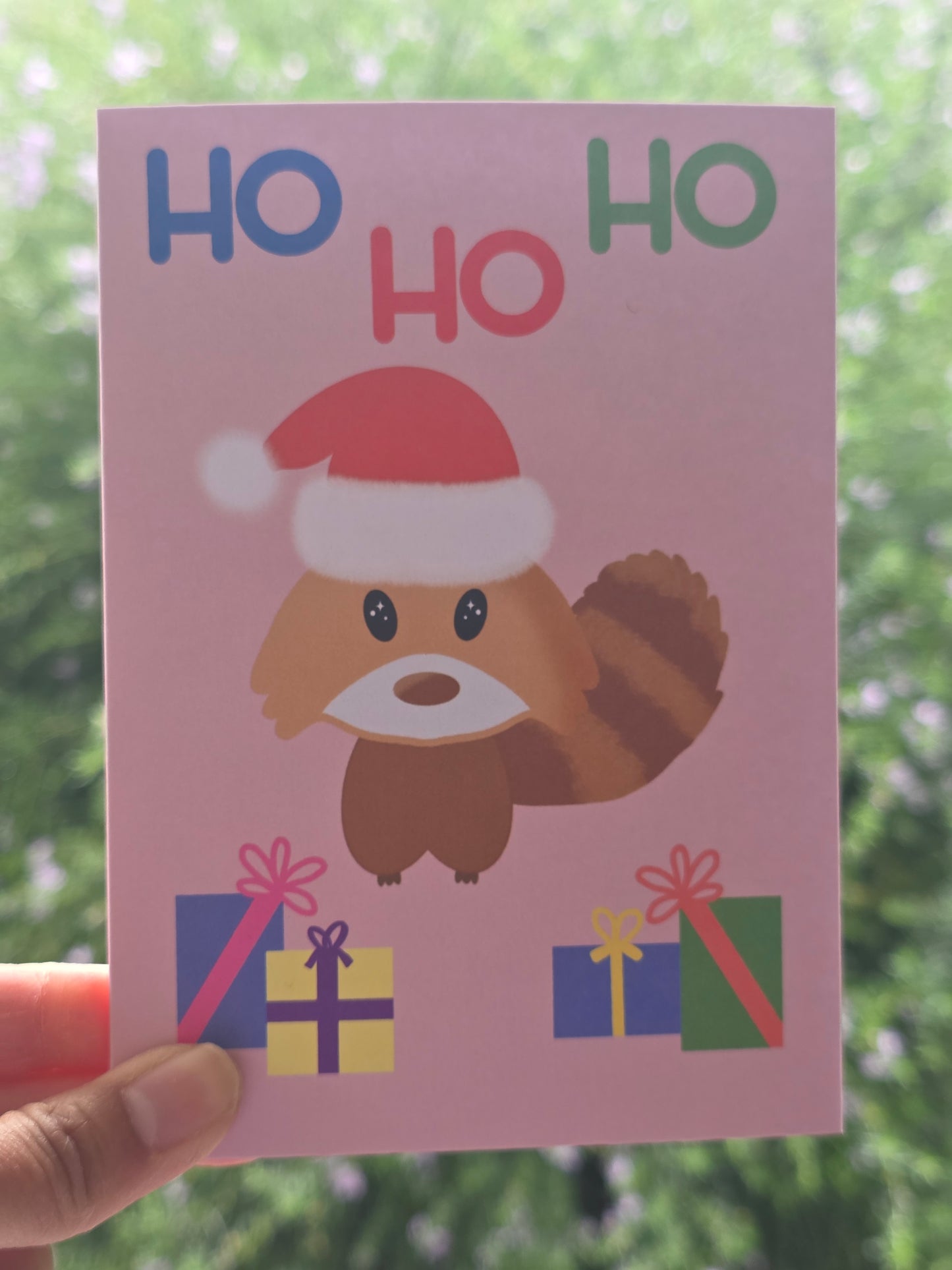 Ho Ho Ho Christmas card