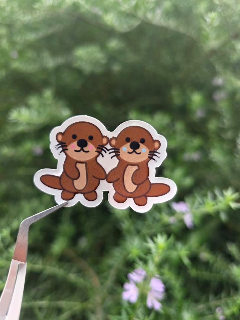 Love duo vinyl sticker sheet