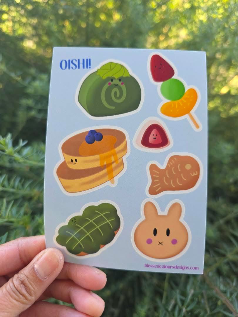 Oishi Vinyl mini sticker sheet