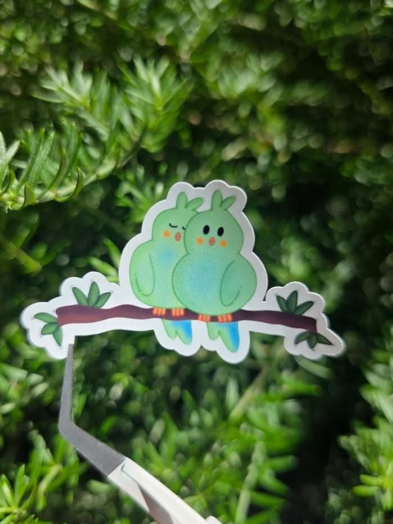 Love duo vinyl sticker sheet