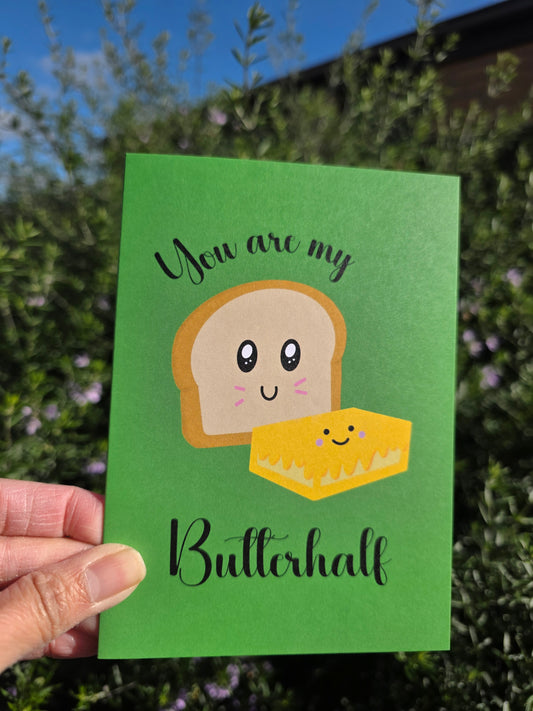 You are my butterhalf card