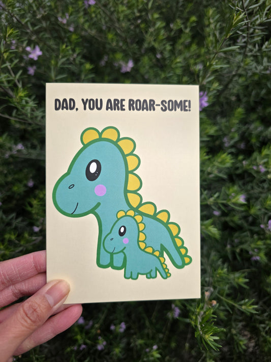 Dino Dad card