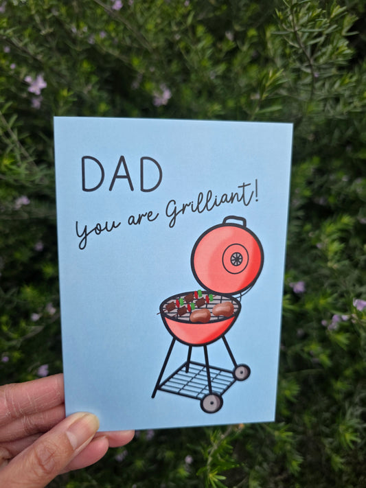 Grilliant Dad card