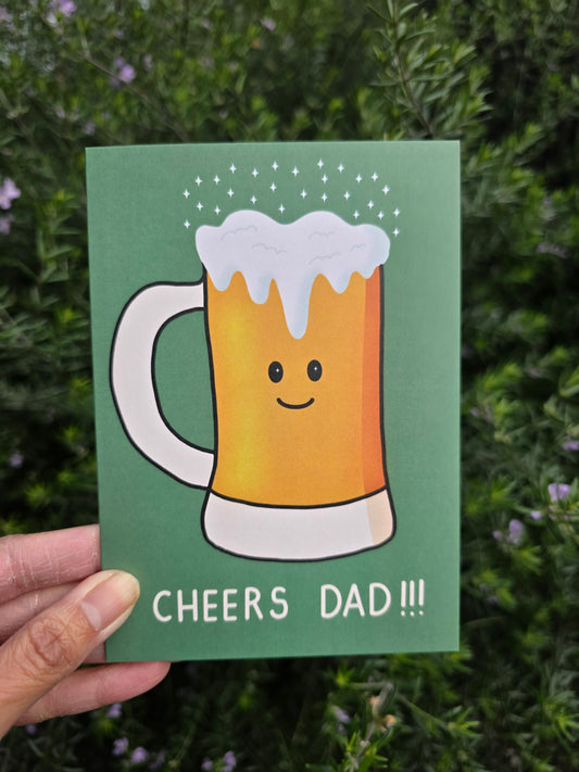 Cheers Dad Card