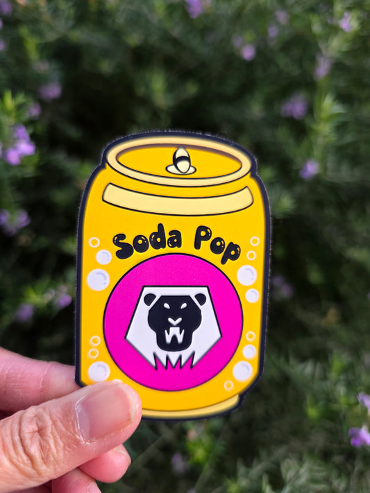 Soda Pop vinyl sticker