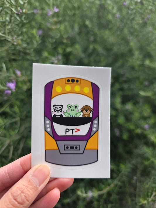 Melboune Vline waterproof sticker