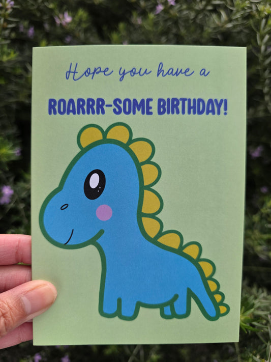 Roar-some Birthday card