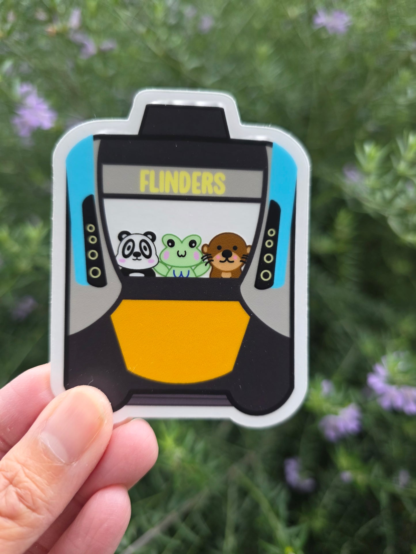 New Metro train Flinders waterproof sticker