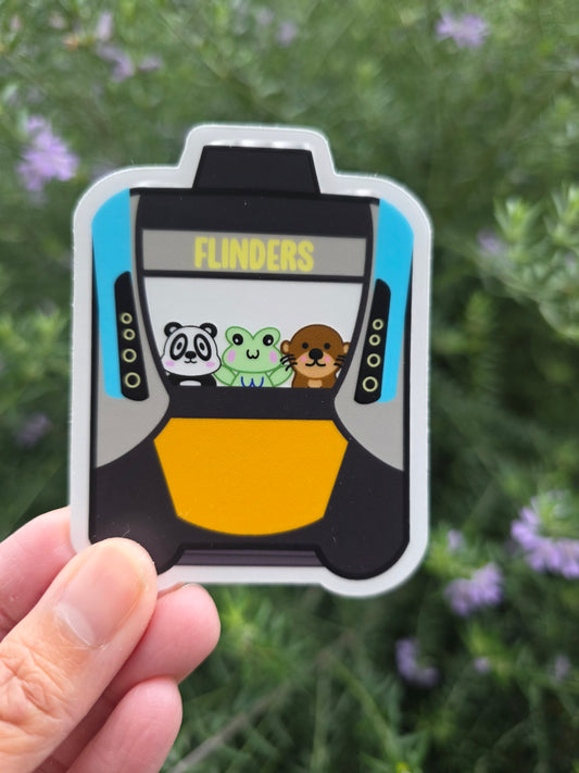 New Metro train Flinders waterproof sticker