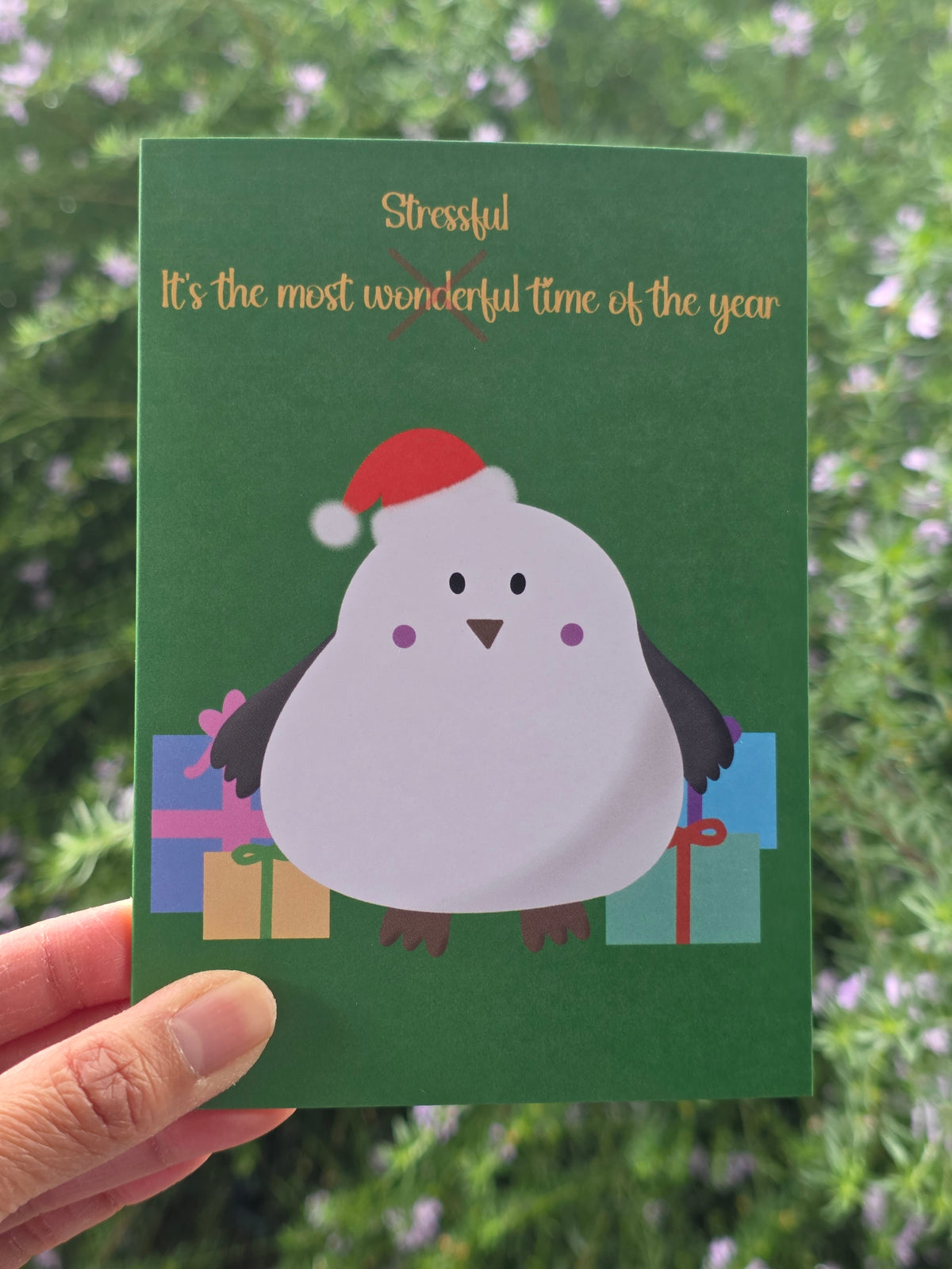 Snowie Christmas card