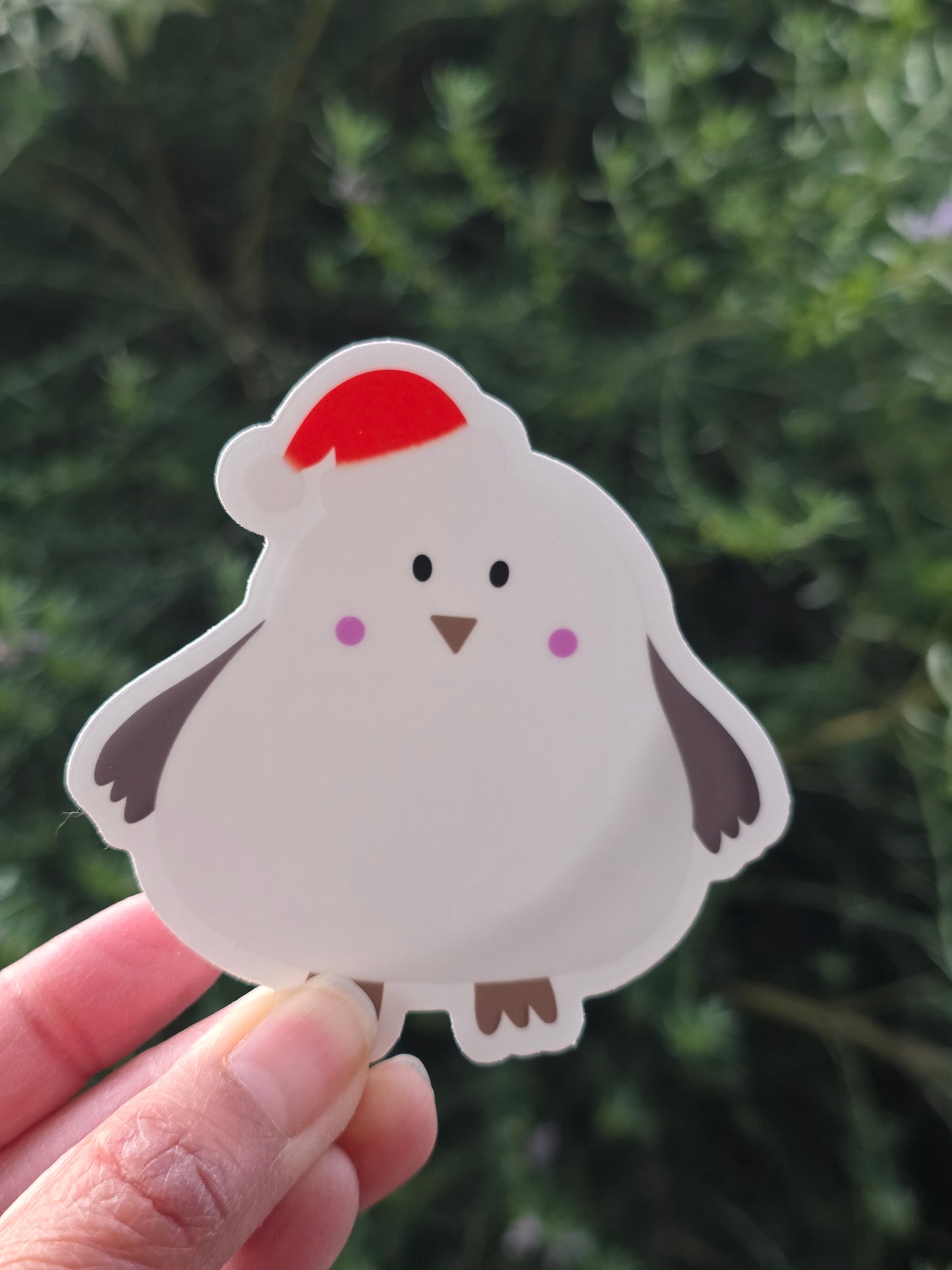 Snowie Christmas waterproof sticker