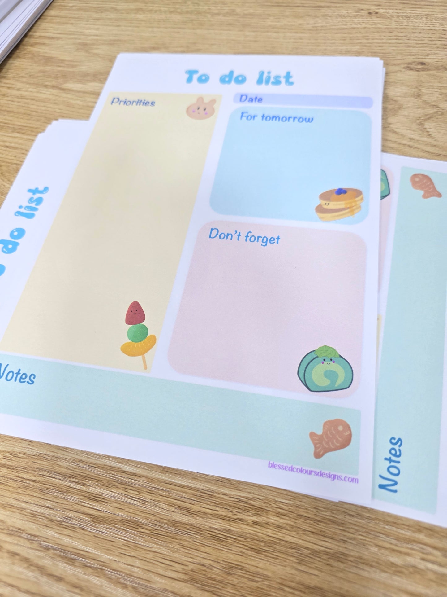 Japanese snacks A5 notepad