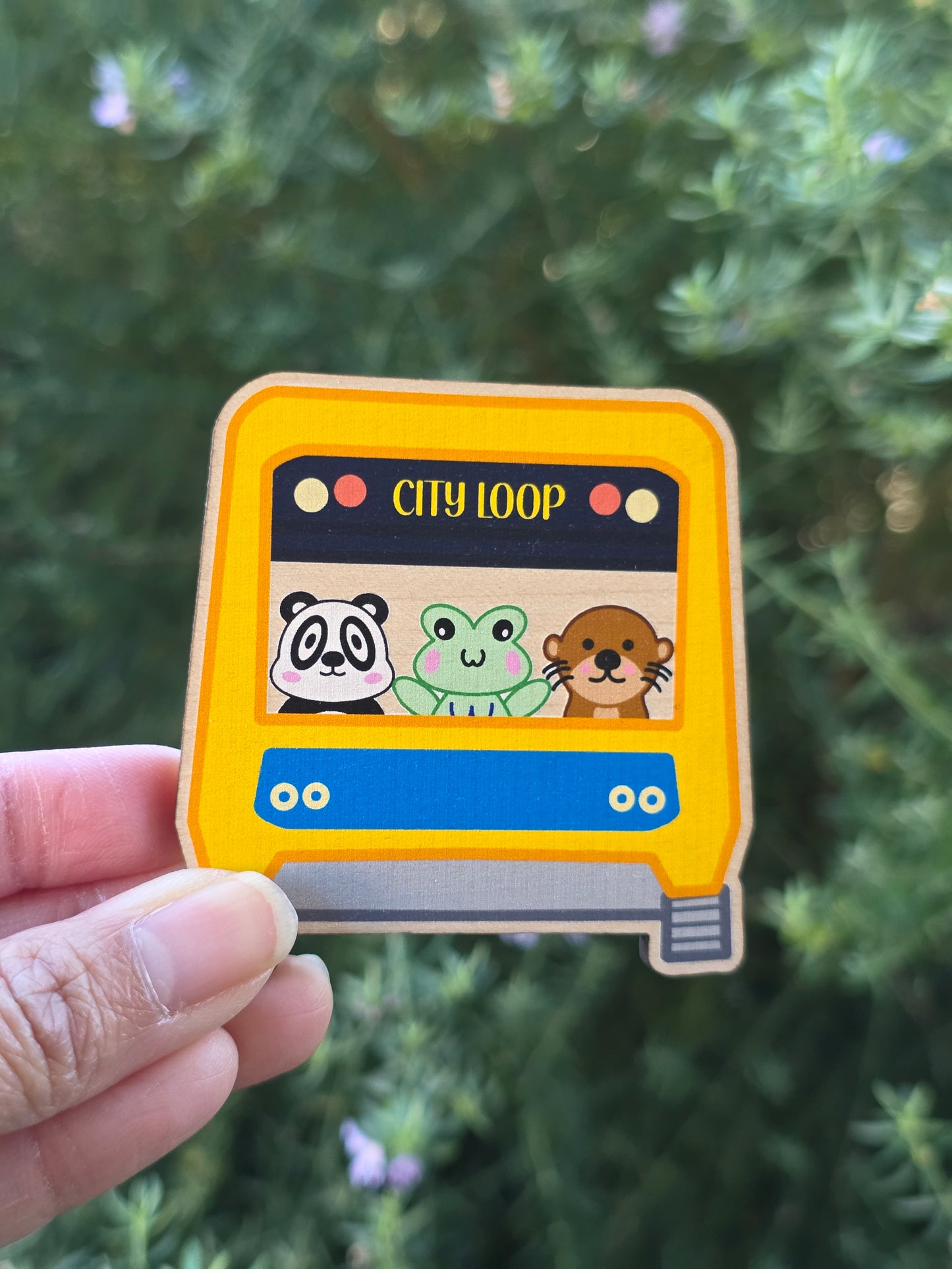 Metro Train Magnet