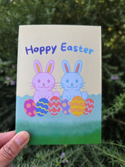 Hoppy Easter card