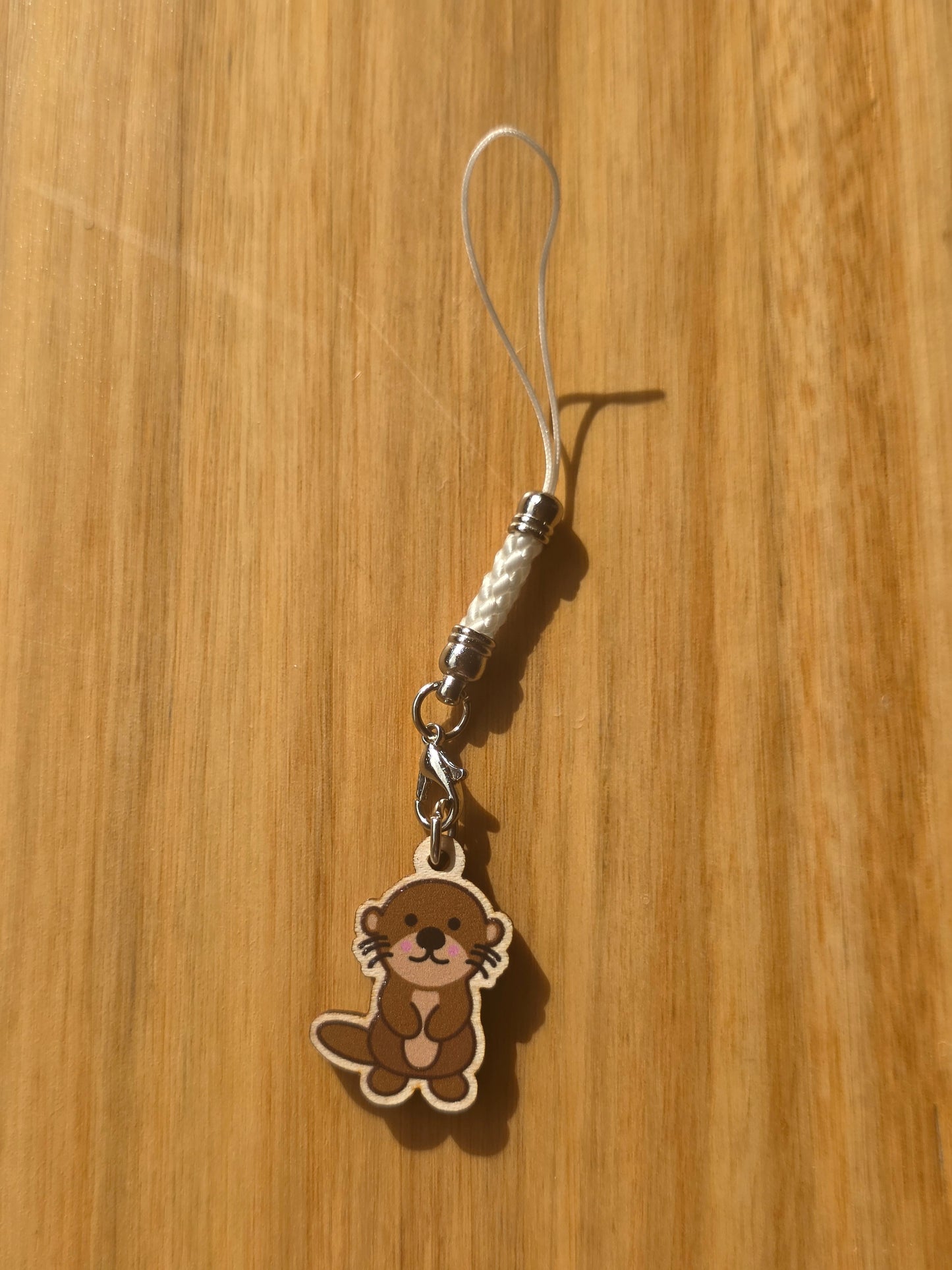 Otter eco-wooden charm