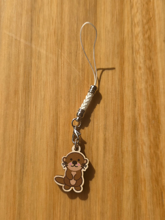 Otter eco-wooden charm