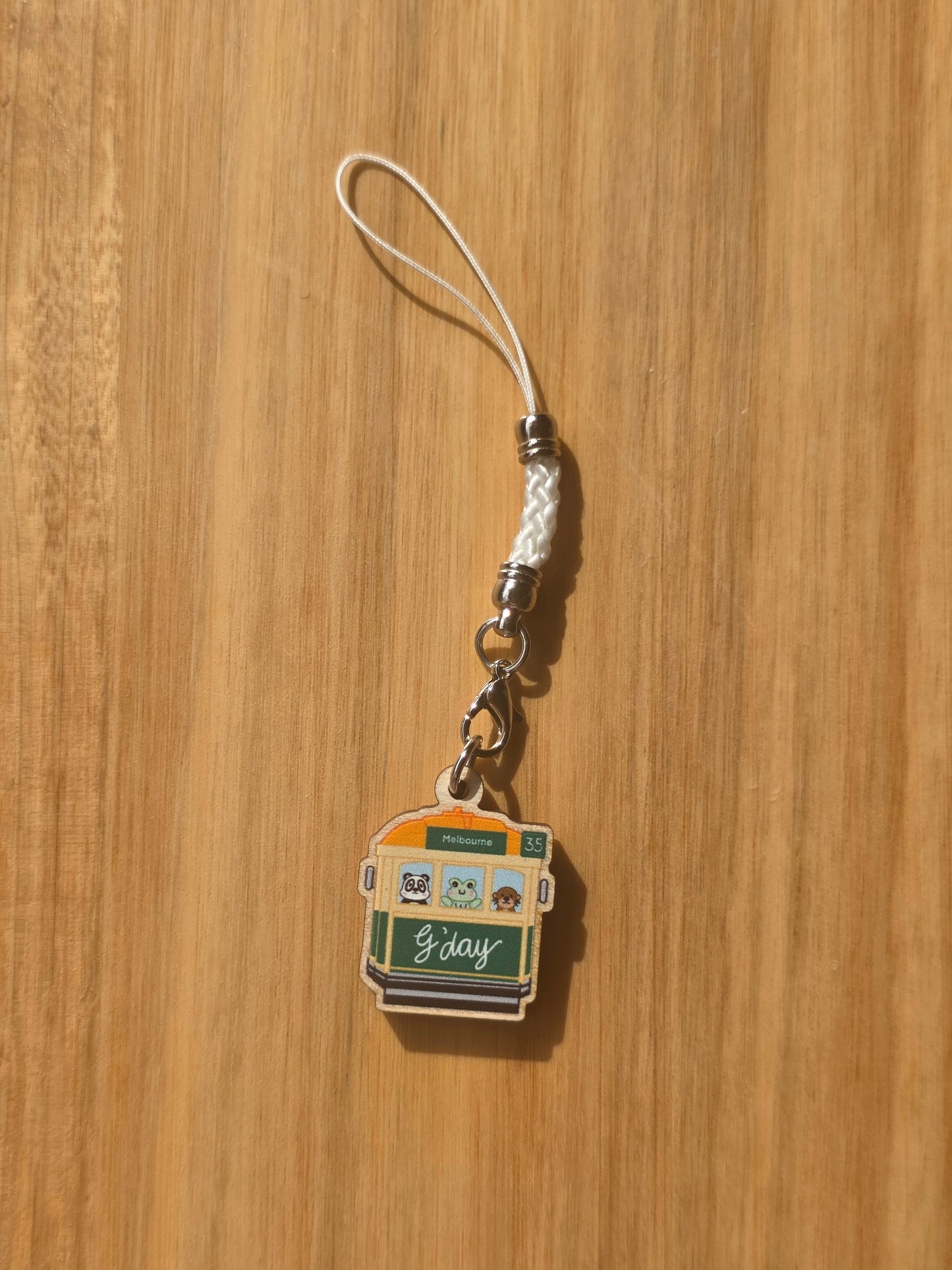 Melbourne tram eco-wooden charm