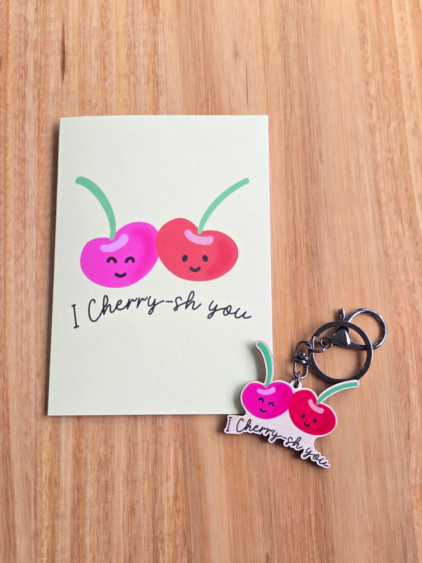 Cherryish you eco-friendly keyring set