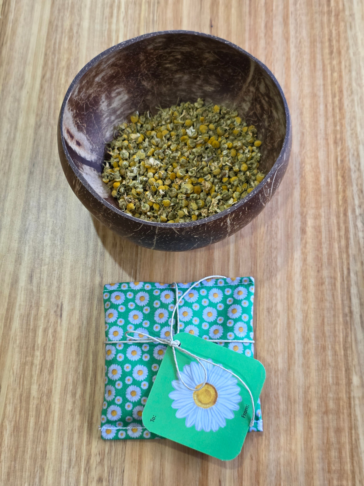 White flower naturally scented sachet